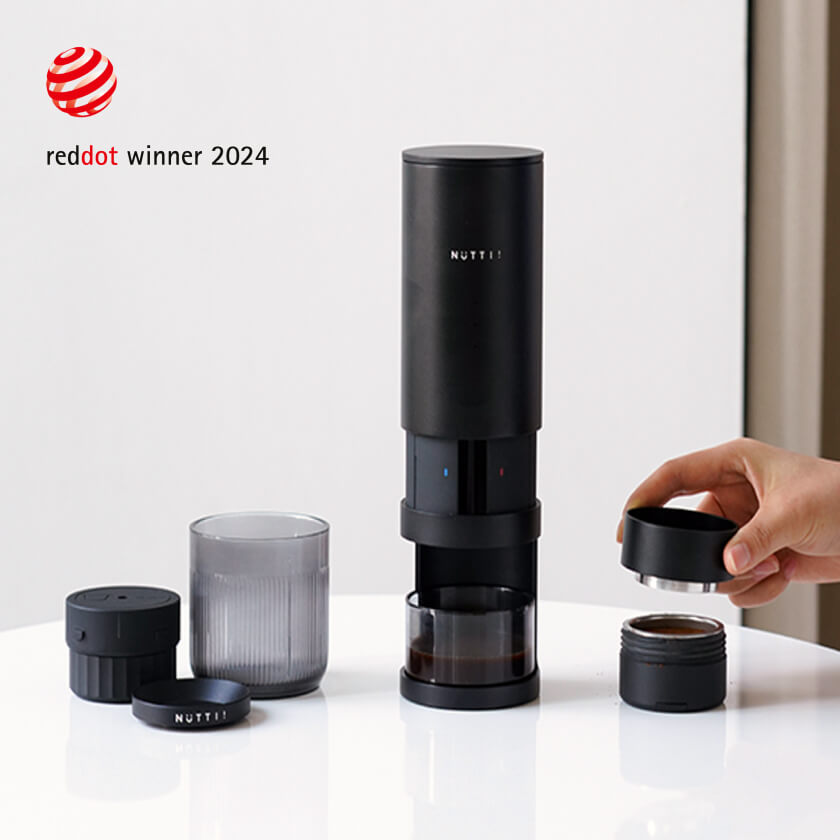 Nuttii E-Coffee Portable Espresso Maker – Capsule & Ground Coffee Anywhere