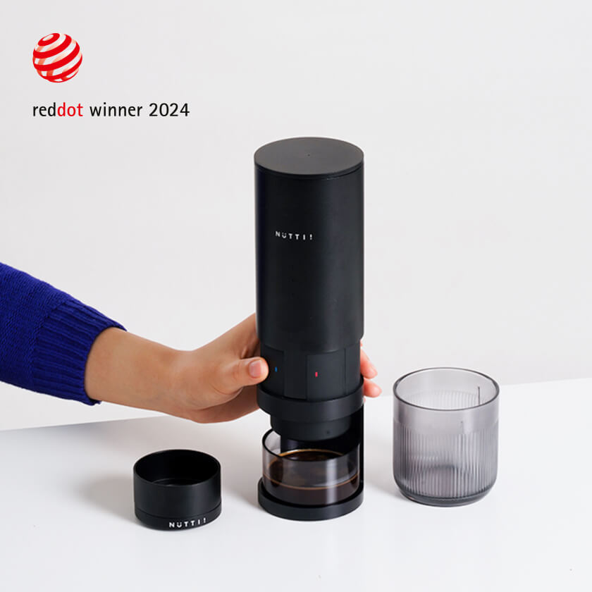 Nuttii E-Coffee Portable Espresso Maker – Capsule & Ground Coffee Anywhere