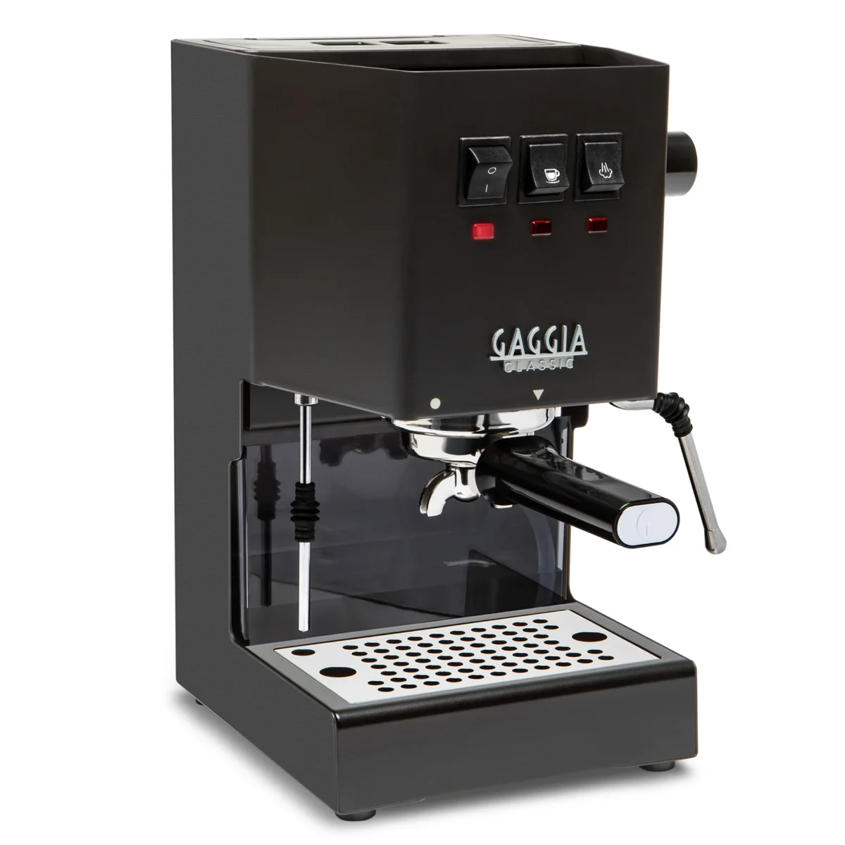 <h3 data-start="172" data-end="201"><strong data-start="176" data-end="199">Product Description</strong></h3> <p data-start="202" data-end="753">The <strong data-start="206" data-end="232">Gaggia Classic Pro E24</strong> is a premium entry-level espresso machine, built to satisfy both beginner and experienced home baristas. Designed and made in Italy, it boasts commercial-grade components, including an all-new <strong data-start="426" data-end="442">brass boiler</strong> for improved thermal stability, a <strong data-start="477" data-end="490">9-bar OPV</strong> for professional-grade espresso extraction, and a <strong data-start="541" data-end="566">commercial steam wand</strong> for crafting café-quality microfoam. Its <strong data-start="608" data-end="633">one-piece steel frame</strong>, <strong data-start="635" data-end="671">58mm stainless steel portafilter</strong>, and <strong data-start="677" data-end="701">3-way solenoid valve</strong> ensure durability, precision, and easy maintenance.</p> Gaggia Classic E24 Espresso Machine