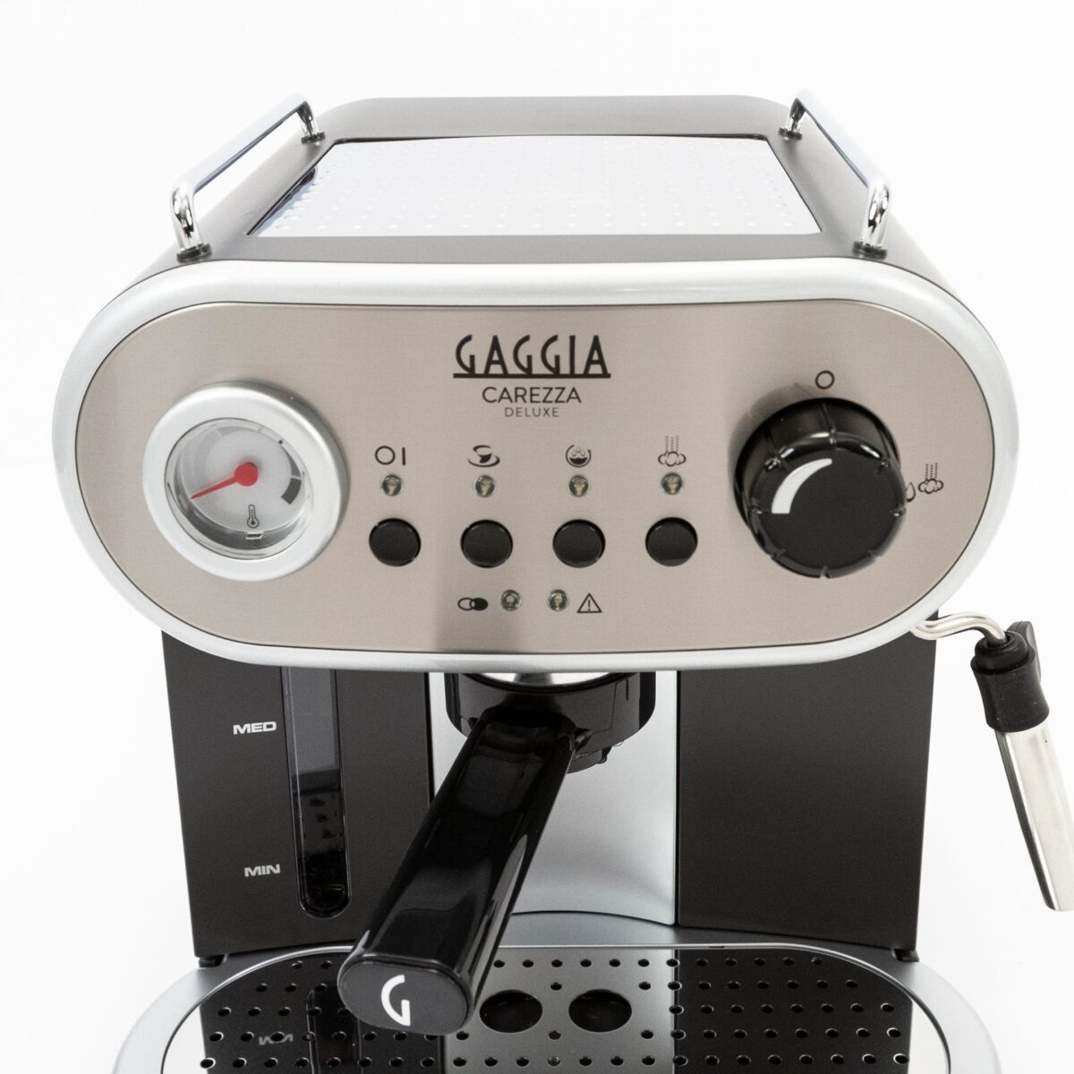 <strong>The Gaggia Carezza Deluxe</strong> combines modern technology with classic espresso-making traditions. This machine is designed for users who want a stylish and efficient way to brew their favorite coffee drinks. Gaggia Carezza Deluxe Espresso Machine