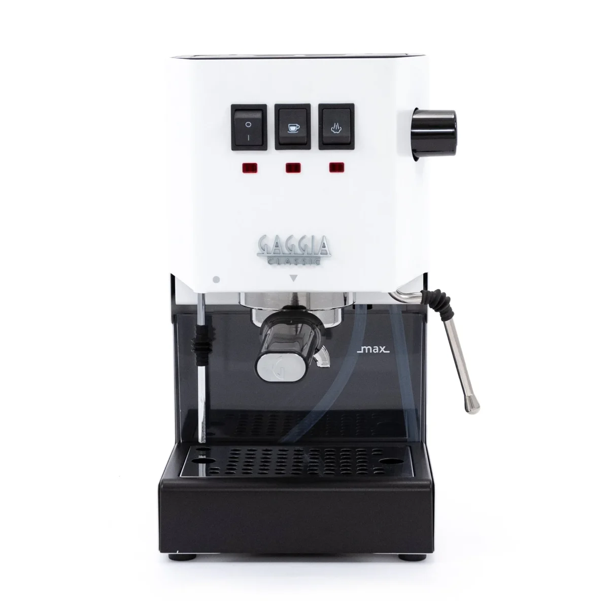 <h3 data-start="172" data-end="201"><strong data-start="176" data-end="199">Product Description</strong></h3> <p data-start="202" data-end="753">The <strong data-start="206" data-end="232">Gaggia Classic Pro E24</strong> is a premium entry-level espresso machine, built to satisfy both beginner and experienced home baristas. Designed and made in Italy, it boasts commercial-grade components, including an all-new <strong data-start="426" data-end="442">brass boiler</strong> for improved thermal stability, a <strong data-start="477" data-end="490">9-bar OPV</strong> for professional-grade espresso extraction, and a <strong data-start="541" data-end="566">commercial steam wand</strong> for crafting café-quality microfoam. Its <strong data-start="608" data-end="633">one-piece steel frame</strong>, <strong data-start="635" data-end="671">58mm stainless steel portafilter</strong>, and <strong data-start="677" data-end="701">3-way solenoid valve</strong> ensure durability, precision, and easy maintenance.</p> Gaggia Classic E24 Espresso Machine