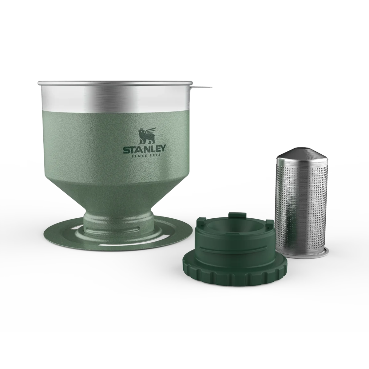 <h3 data-start="133" data-end="162"><strong data-start="137" data-end="160">Product Description</strong></h3> <p data-start="163" data-end="650">For coffee aficionados who demand simplicity and quality, the <strong data-start="225" data-end="267">Stanley Classic Perfect-Brew Pour Over</strong> is the ideal solution. This pour-over system features a durable stainless steel, easy-clean filter, eliminating the need for disposable filters. Simply add your medium-ground coffee, saturate it with hot water, and let the pour-over process deliver a rich and smooth brew. The compact design is compatible with most Stanley mugs and bottles, making it perfect for brewing on the go.</p> Stanley Classic Perfect-Brew Pour Over