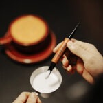 MHW-3Bomber Coffee Art Needle Pen, 152mm, Black/Red Rosewood - Image 3