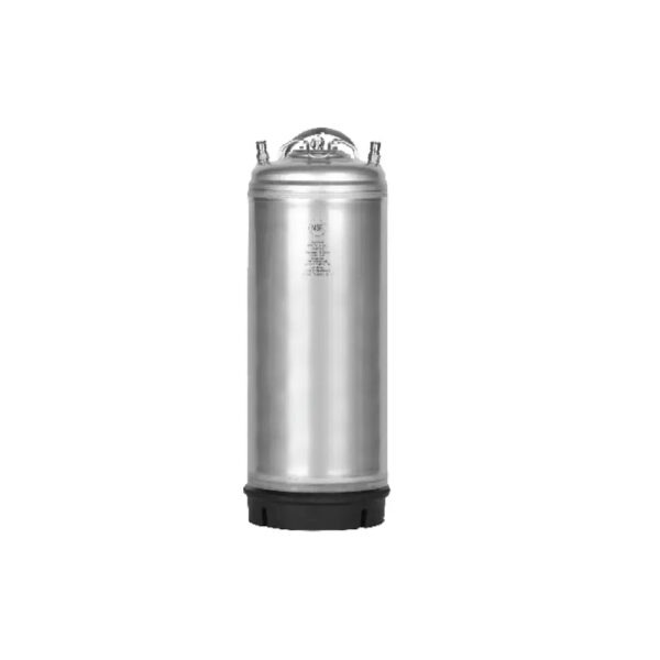Krome 5 Gallon Ball Lock Keg, Steel Handle, NSF Certified