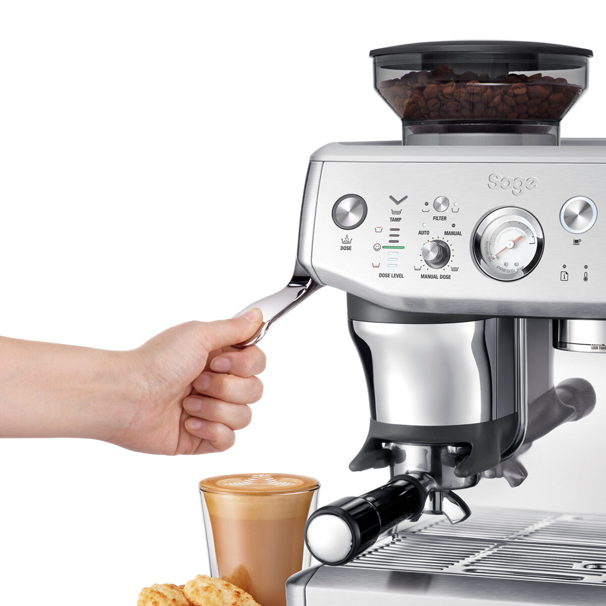 Sage the Barista Express Impress Espresso Machine - Image 2