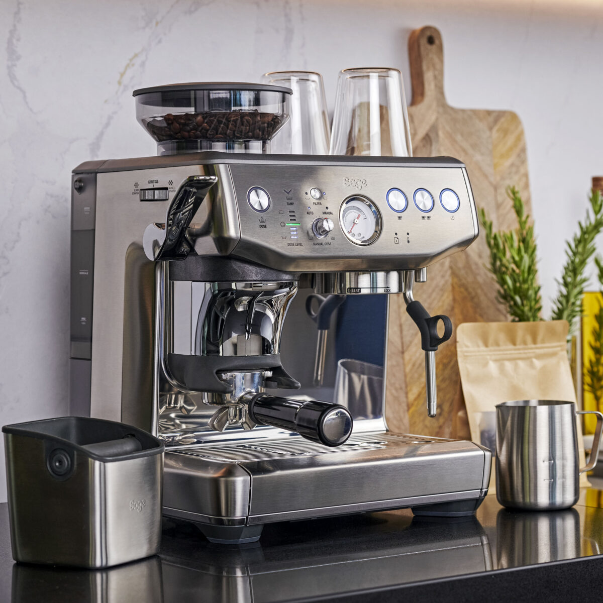 Sage the Barista Express Impress Espresso Machine - Image 7