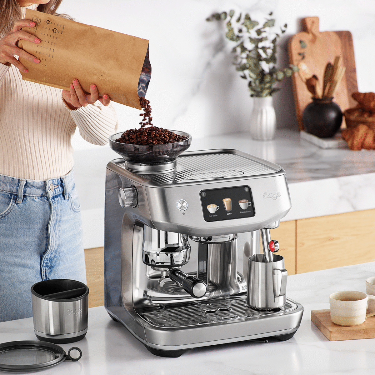 Sage Oracle Jet Dual Boiler Espresso Machine Professional Coffee Maker - Image 9