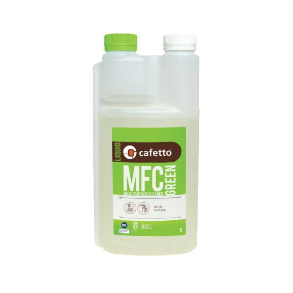 Cafetto MFC Green 1L – Organic Milk Frother Cleaner for Coffee Machines
