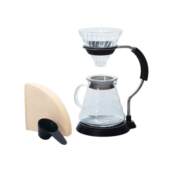 Hario V60 Arm Stand Glass Dripper Set – Pour-Over Coffee Dripper